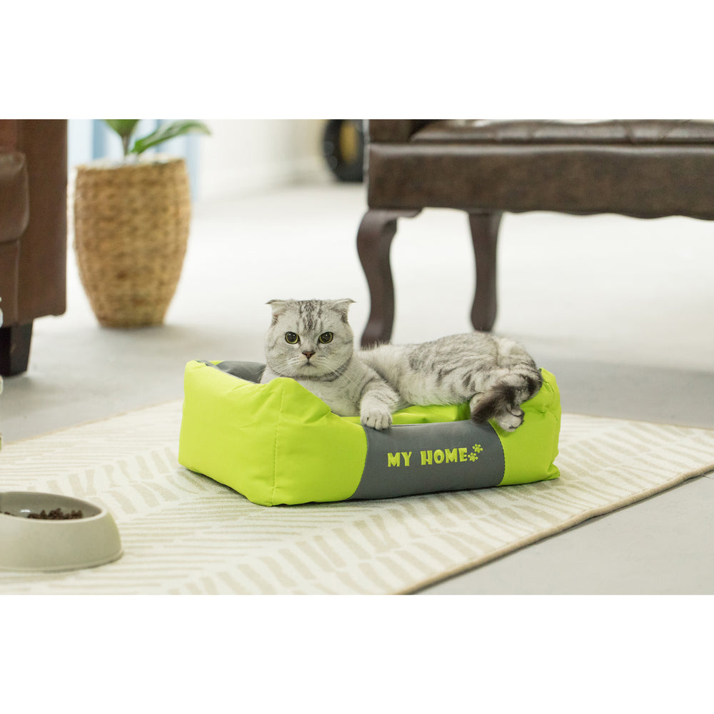 Water-Resistant Rectangular Oxford Ped Bed for Cats and Dogs Image 2