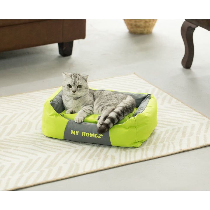 Water-Resistant Rectangular Oxford Ped Bed for Cats and Dogs Image 4