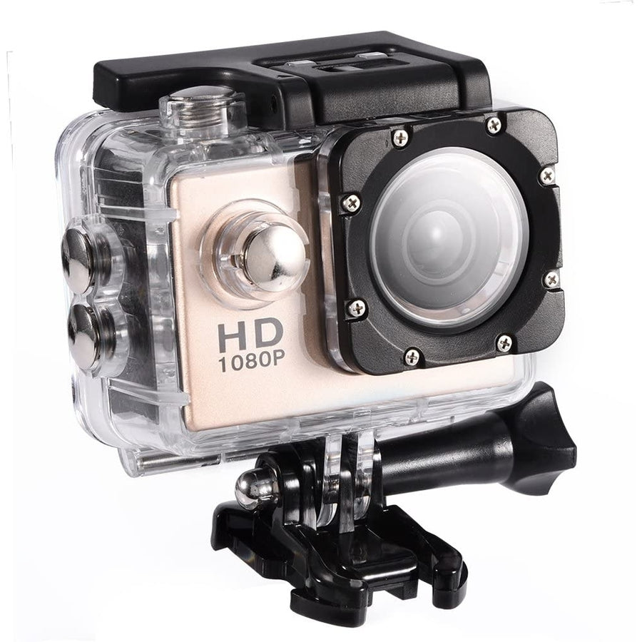 Action Camera 12MP Waterproof 30m Outdoor Sports Video DV Camera 1080P Full HD LCD Mini Camcorder with 900mAh Image 1