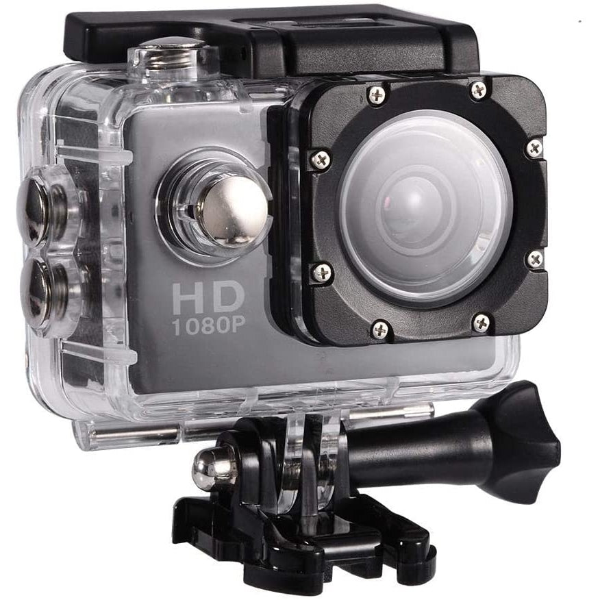 Action Camera 12MP Waterproof 30m Outdoor Sports Video DV Camera 1080P Full HD LCD Camcorder Image 1