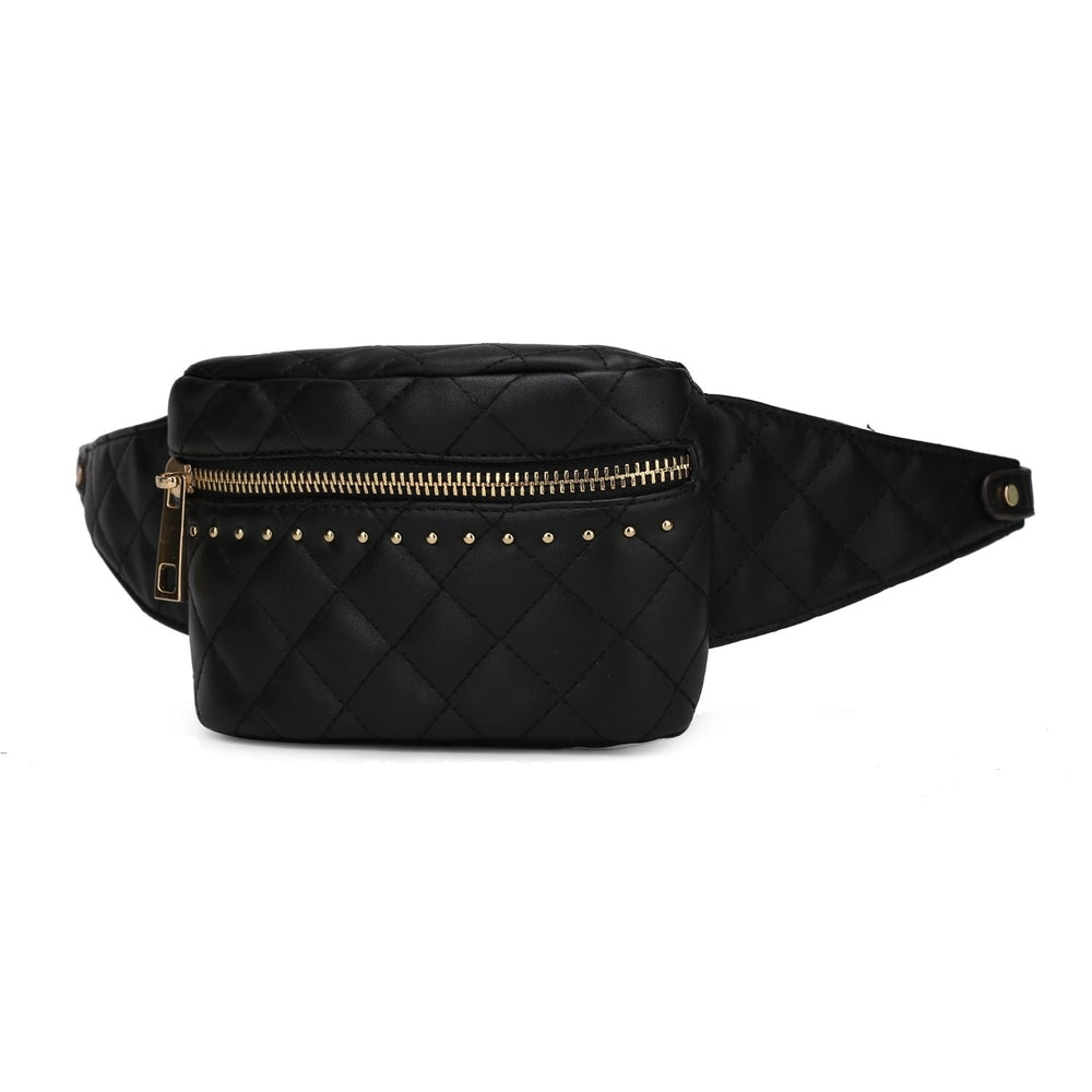 MKF Collection Camilla Quilted Belt Waist Handbag by Mia K. Image 2