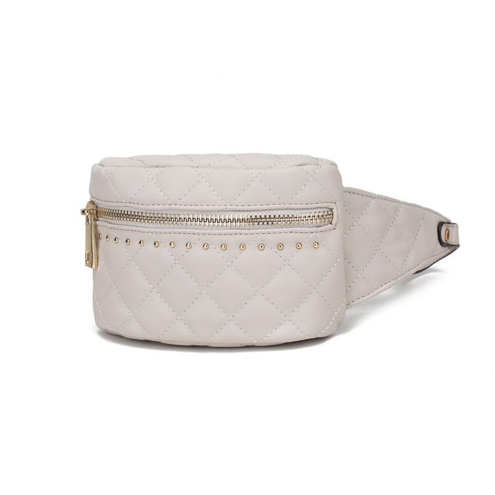 MKF Collection Camilla Quilted Belt Waist Handbag by Mia K. Image 4