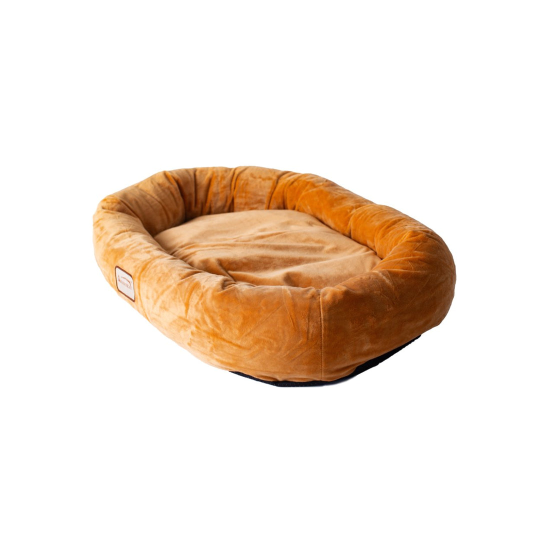 Armarkat Model D02CZS-L Large Earth Brown Bolstered Pet Bed and Mat Image 4