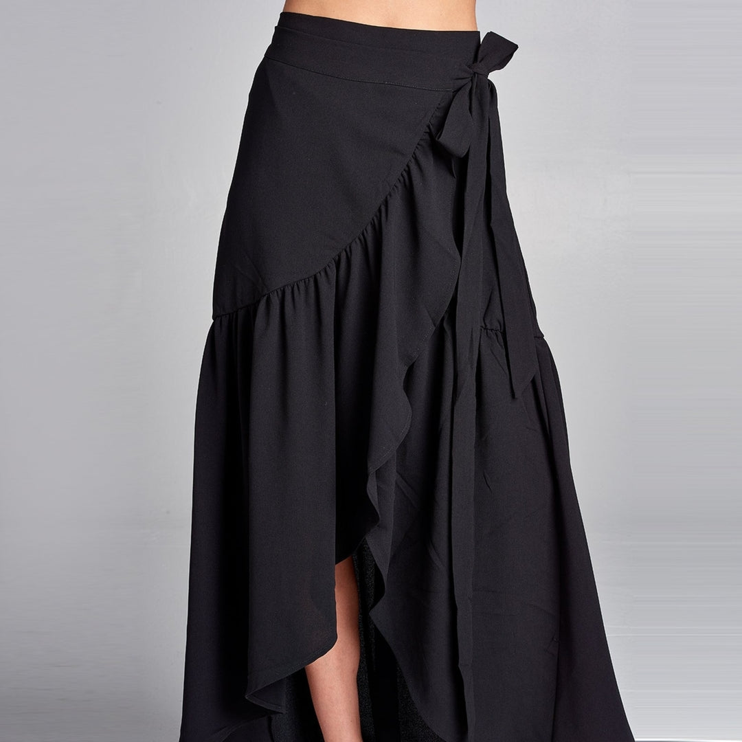 Frilled Wrap Skirt Image 3