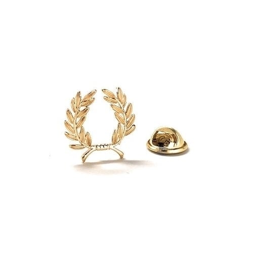 Victory Wreath PinGold Winners Trophy lapel Pin Celebrated the Very Best Pin Roman Emperor Image 1