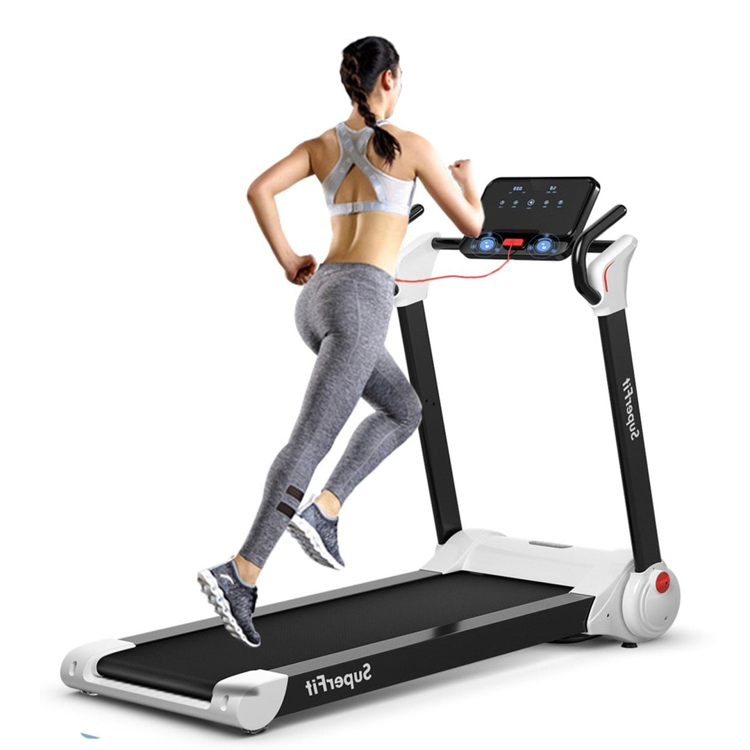 Folding 2.25HP Electric Treadmill Running Machine w/ LED Display Image 1