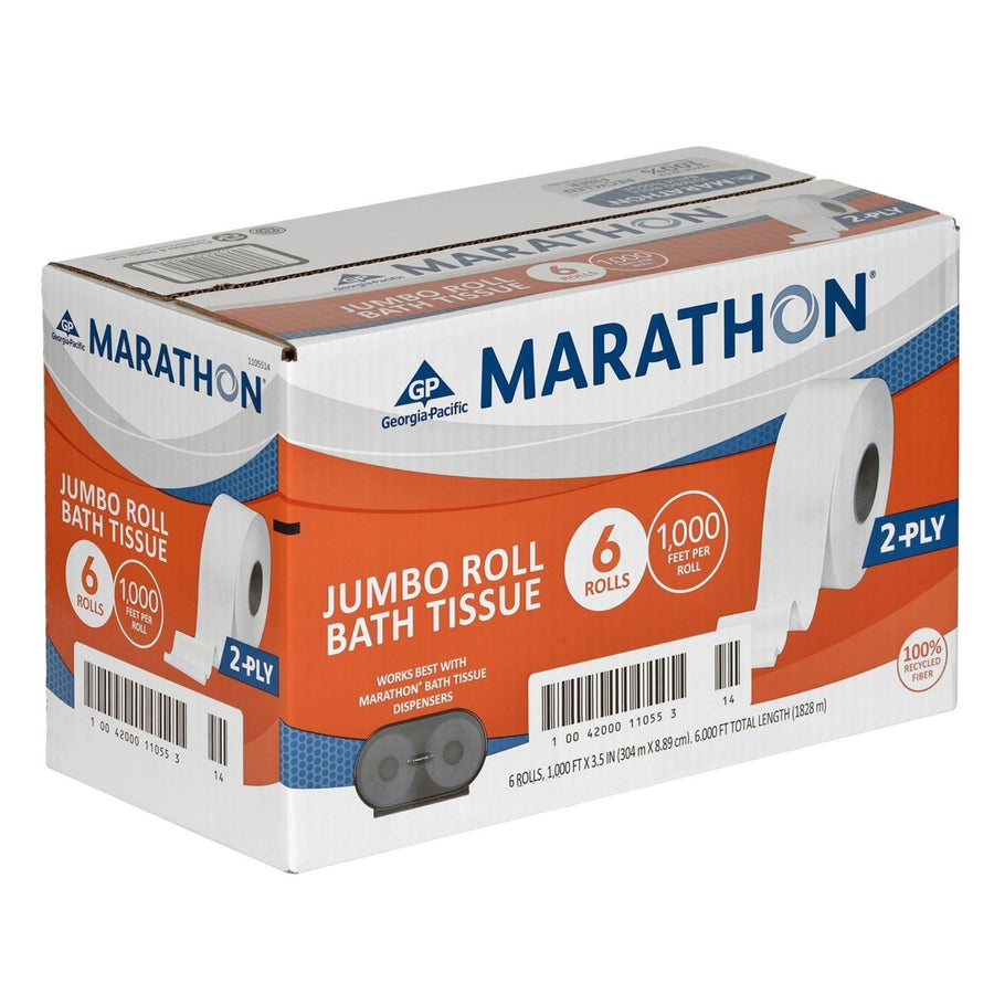 Marathon Jumbo Roll Bath Tissue - 6 rolls Image 1