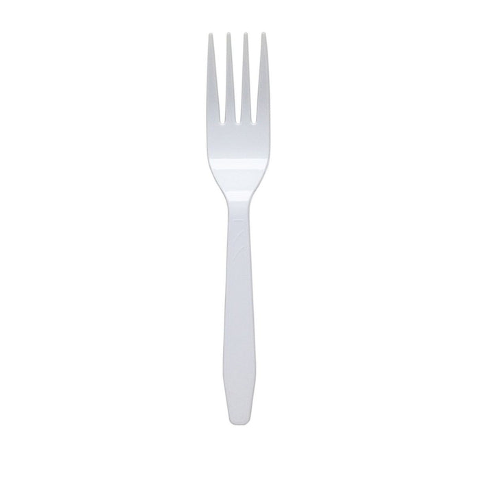 Members Mark White Plastic Forks (600 Count) Image 3