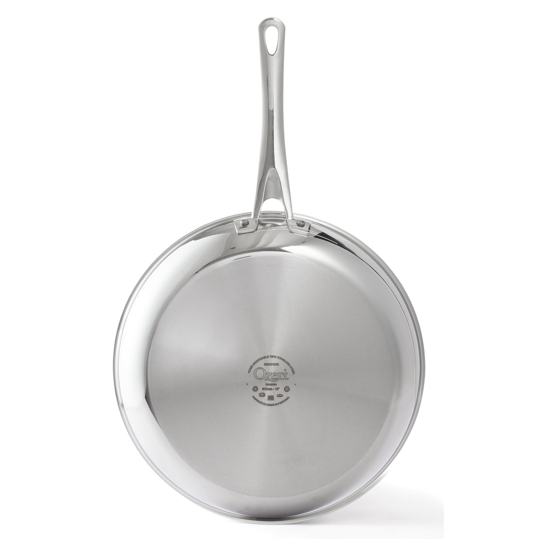 Professional Series Stainless Steel Frying Pan by Ozeri100% PTFE-Free Restaurant EditionMade in Portugal Image 12