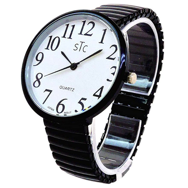 CLEARANCE SALE - Super Large Face Extension Band Watch (STC BLACK) Image 1