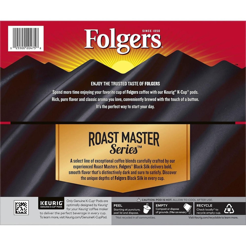 Folgers Black Silk Coffee K-CupsDark Roast (100 Count) Image 2