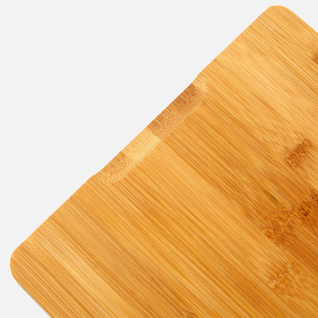 Vaiyer Organic Bamboo Cutting Board w/ Juice GrooveHeavy Duty Kitchen Chopping Board for MeatChickenFishCheese and Image 4