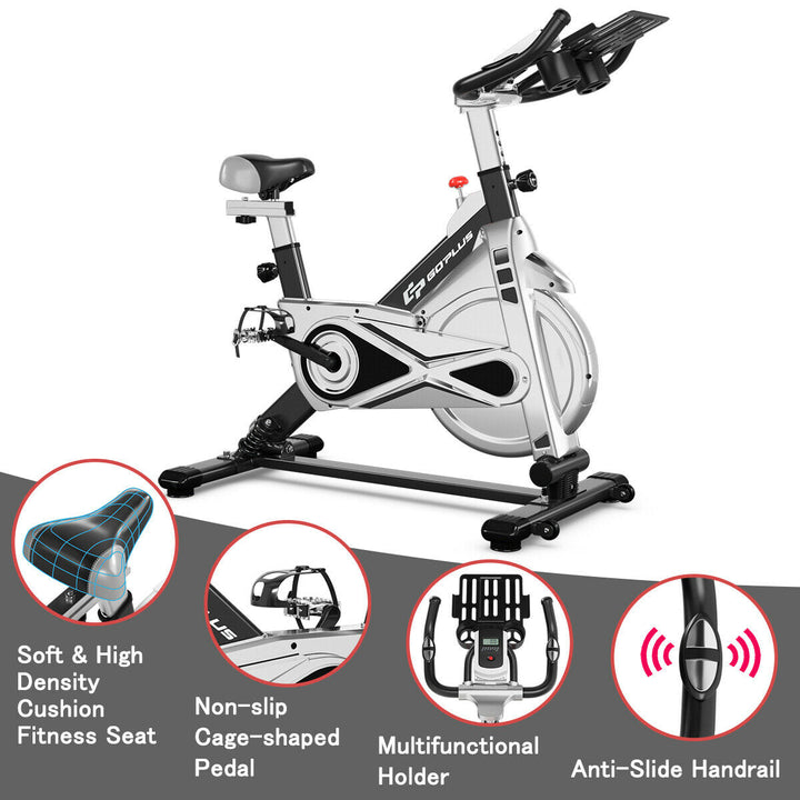 Indoor Stationary Exercise Cycle Bike Bicycle Workout w/ Large Holder Image 8