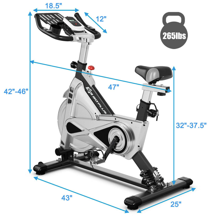 Indoor Stationary Exercise Cycle Bike Bicycle Workout w/ Large Holder Image 10