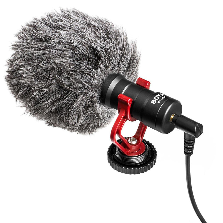 Technical Pro Condenser Compact on-camera Microphonefor Vlogging with SmartphonesDSLRsConsumer CamcordersPCs etc Image 1