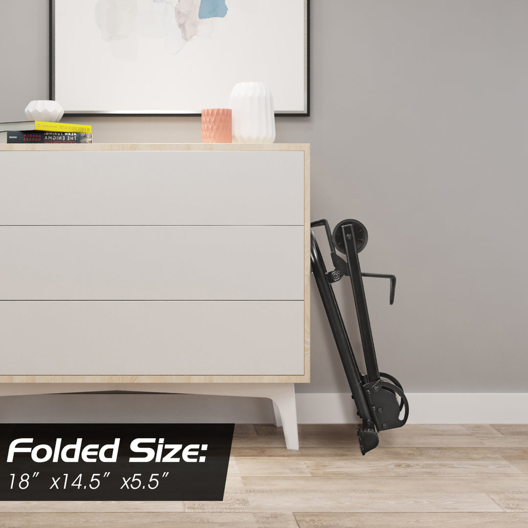 Foldable Bike Floor Parking Rack Home Garage Storage Stand Fit 20-29 Image 9