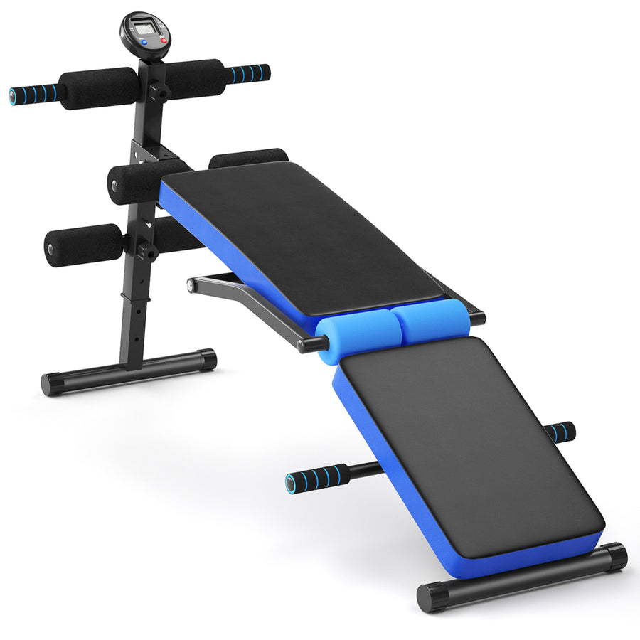 Adjustable Multi-Functional Weight Bench Folding Strength Training Bench Image 1