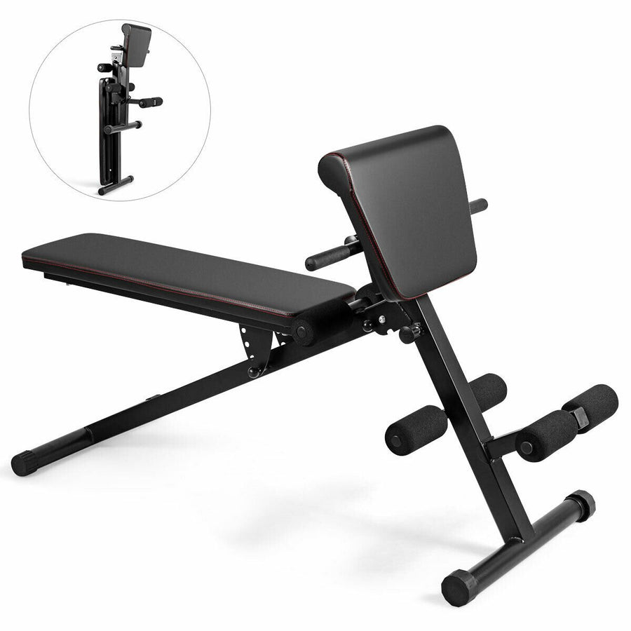 Multi-Functional Adjustable Weight Bench Strength Workout Full Body Exercise Image 1