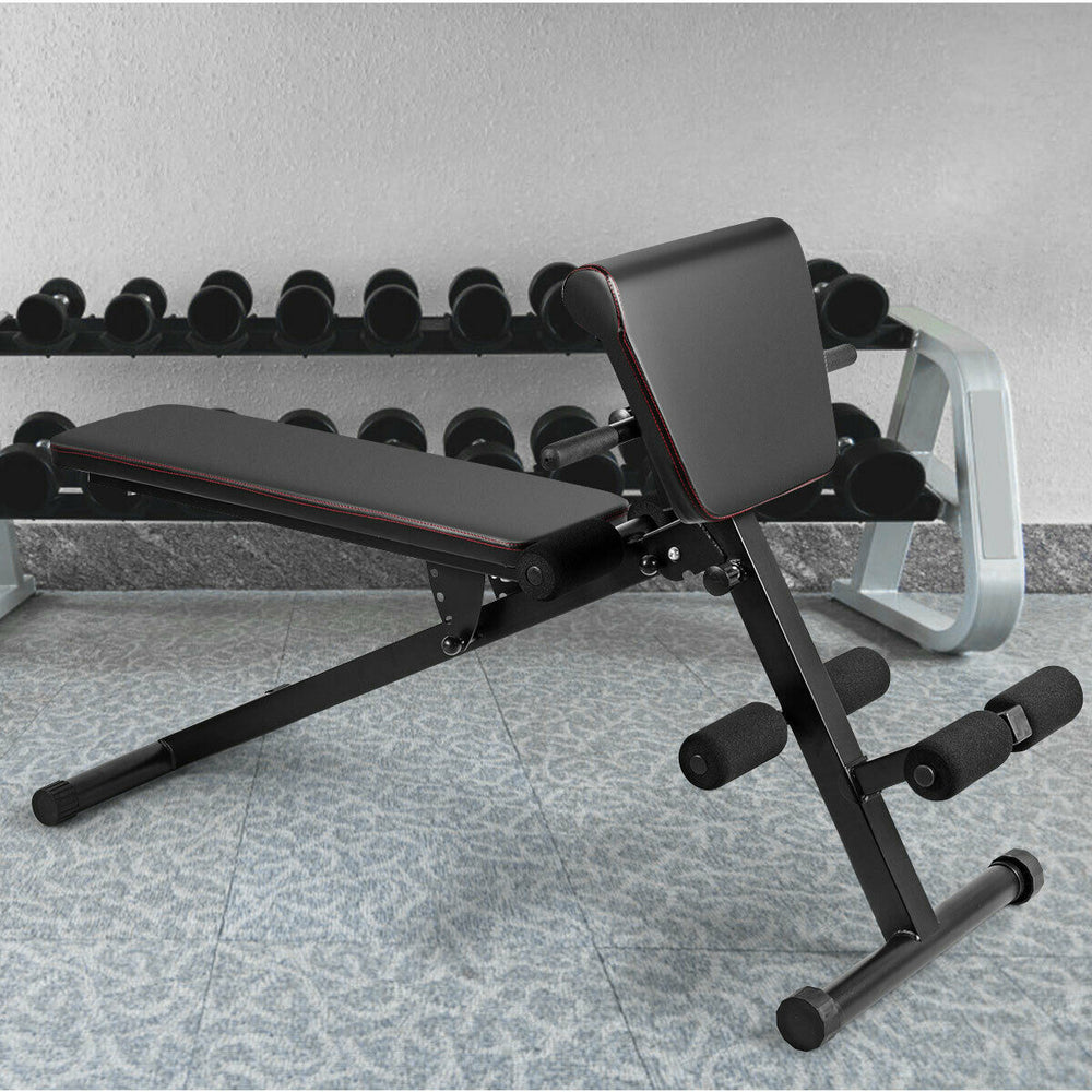 Multi-Functional Adjustable Weight Bench Strength Workout Full Body Exercise Image 2