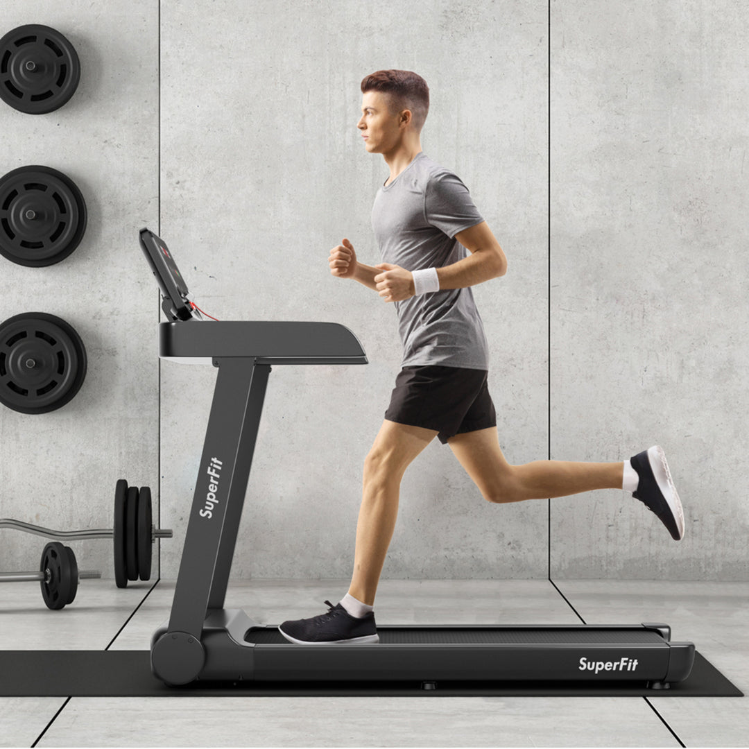 2.25HP Electric Motorized Running Machine Treadmill w/ LED Display App Control Image 4