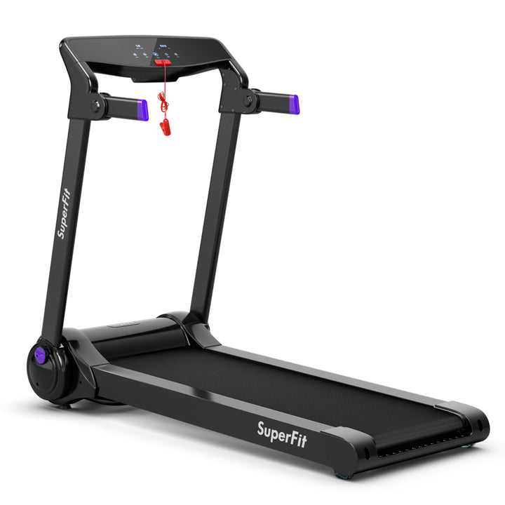 Folding Electric Treadmill 3.0HP Exercise Running Machine w/ App Control Image 6
