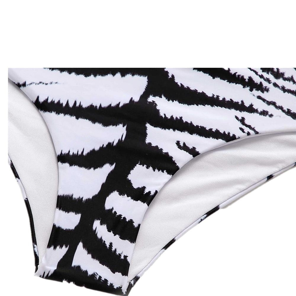 Three-piece Leopard Print Split Swimsuit Bikini Set Swimsuit Swimwear Image 6
