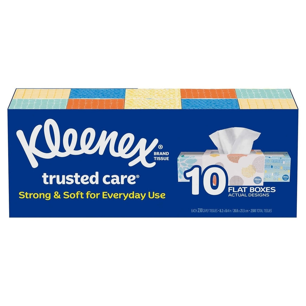 Kleenex Trusted Care Facial Tissue2-ply230-count10-pack Image 2