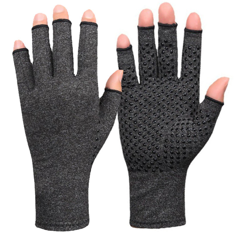 Non-slip Breathable Nursing Training Half-finger Gloves Image 1