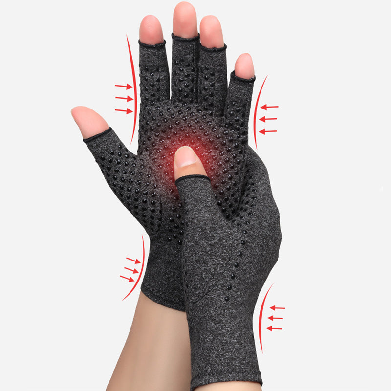 Non-slip Breathable Nursing Training Half-finger Gloves Image 2