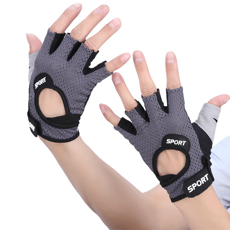 Outdoor Sports Fitness Gloves Half-finger Cycling Unisex Image 2