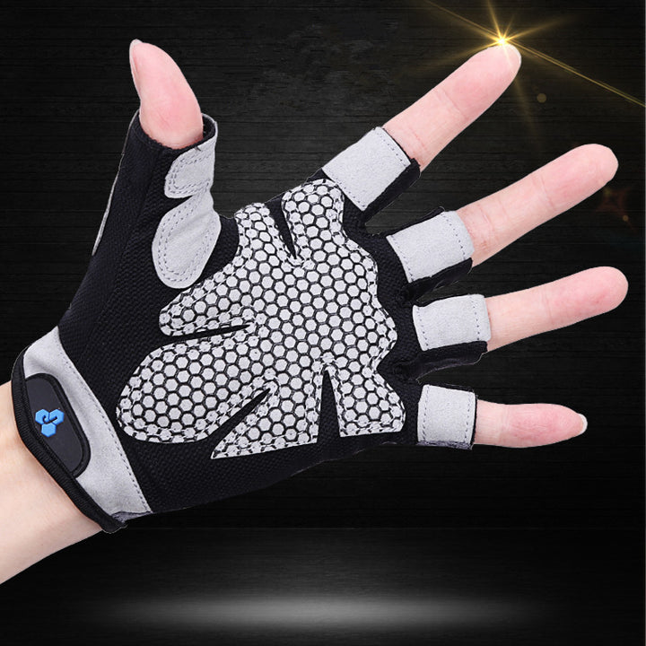 Outdoor Sports Fitness Gloves Half-finger Cycling Unisex Image 4