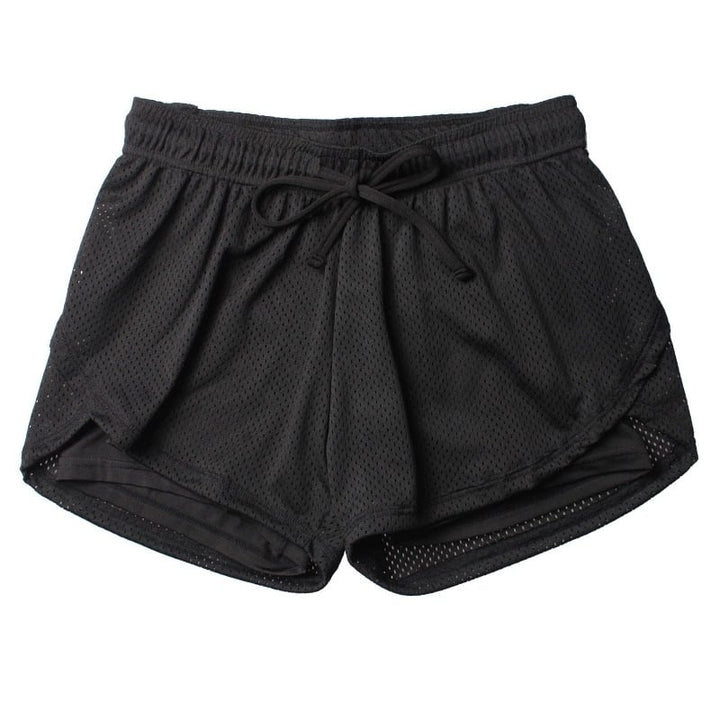 Womens Double-layer Yoga Fitness Shorts Image 6