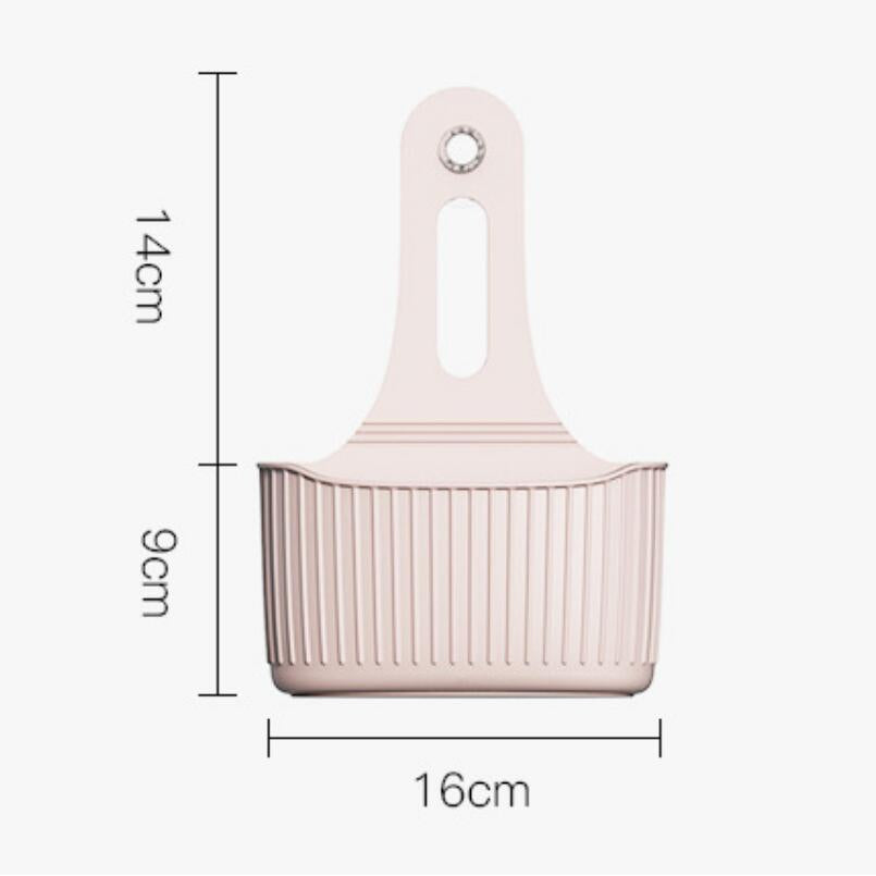 Kitchen Non-marking Suction Cup Drain Hanging Basket Image 4
