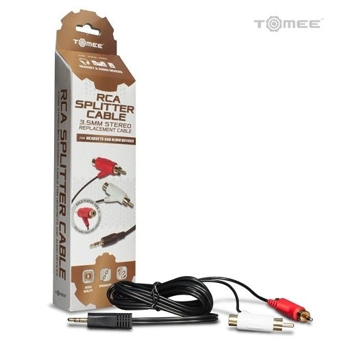 3.5mm RCA Stereo Splitter Cable - Tomee Image 1