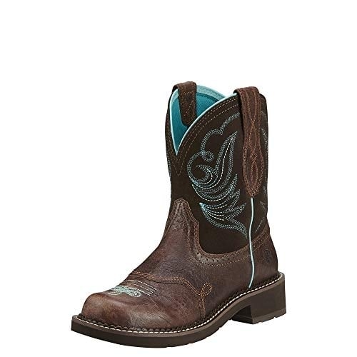 ARIAT Womens Fatbaby Dapper Western Boot Royal Chocolate - 10016238 Image 1