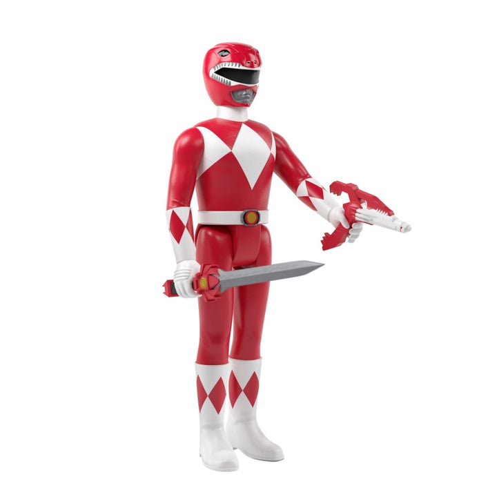 Mighty Morphin Power Rangers Red Ranger Wave 1 Saban Action Figure Super7 Image 4