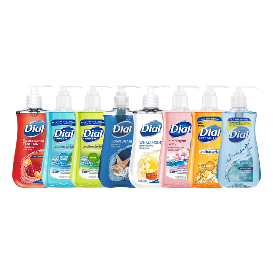 8 Pack Dial Antibacterial Liquid Hand Soap,7.5 Ounce Image 1
