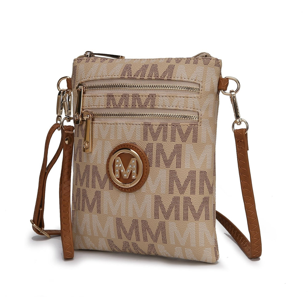 MKF Collection Gaia Milan M Signature Crossbody Handbag by Mia K Image 2