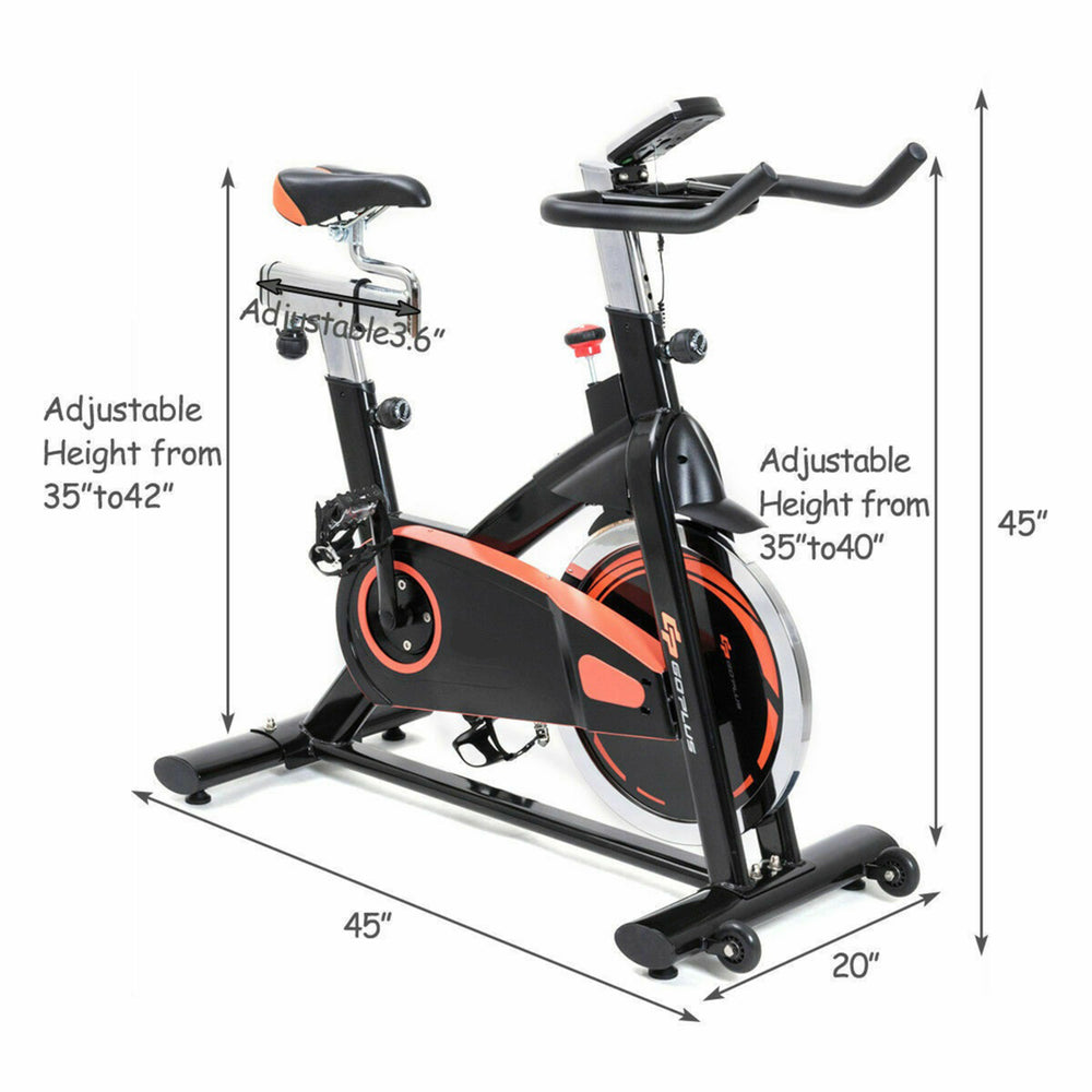 Cardio Fitness Cycling Exercise Bike Gym Workout Stationary Bicycle Image 2