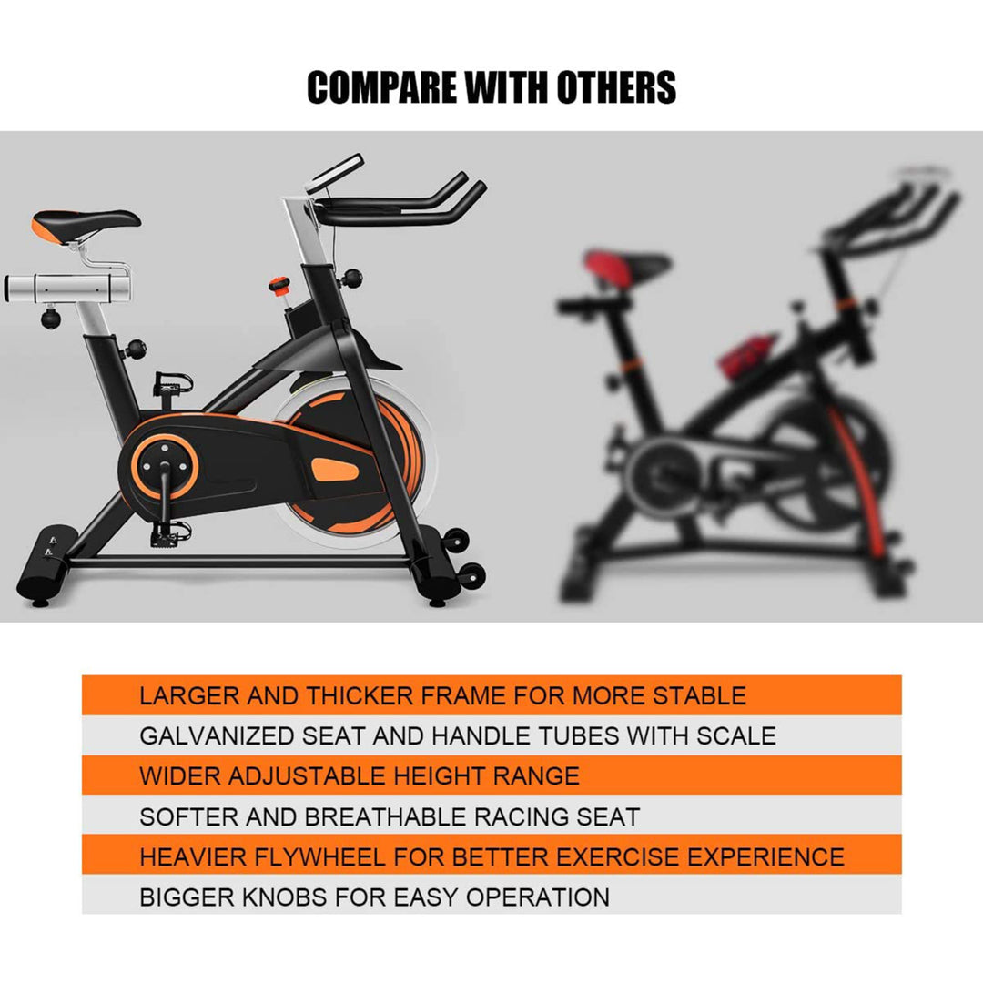 Cardio Fitness Cycling Exercise Bike Gym Workout Stationary Bicycle Image 9