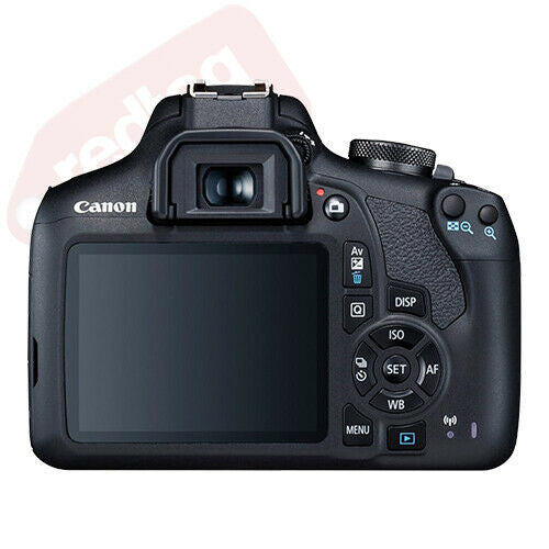 Canon EOS 2000D / Rebel T7 SLR Camera + 3 Lens Kit 18-55mm + 16GB + Flash and More Image 2