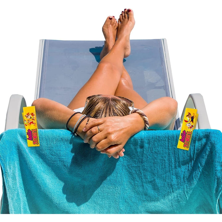 Paw Patrol Hello Sunshine Beach Towel Clips Nickelodeon Summer Bag Secure Chair LogoPeg Image 2