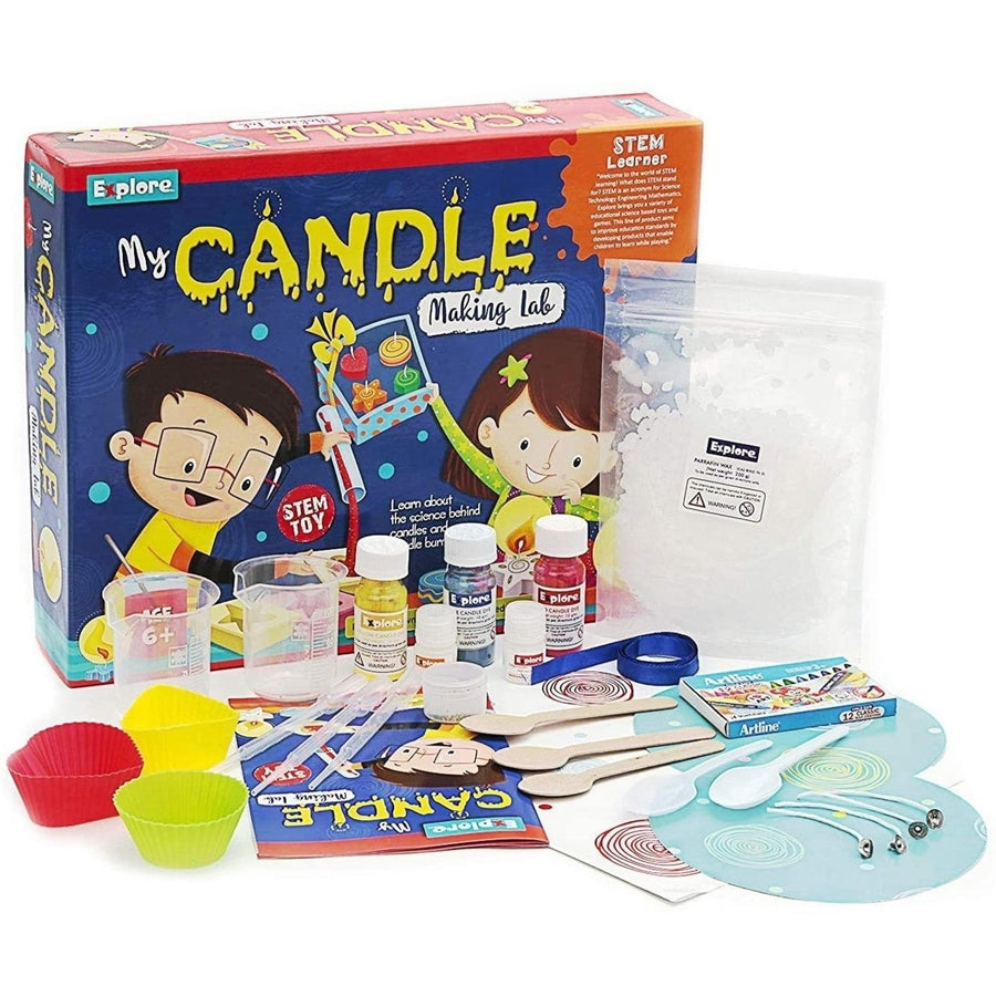 Mighty Mojo Explore STEM Learner My Candle Making Lab DIY Science Gift Image 1
