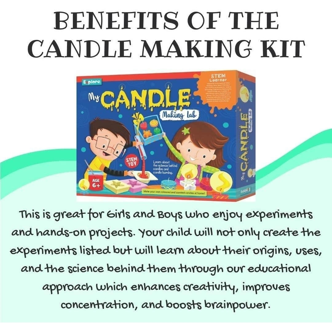 Mighty Mojo Explore STEM Learner My Candle Making Lab DIY Science Gift Image 3