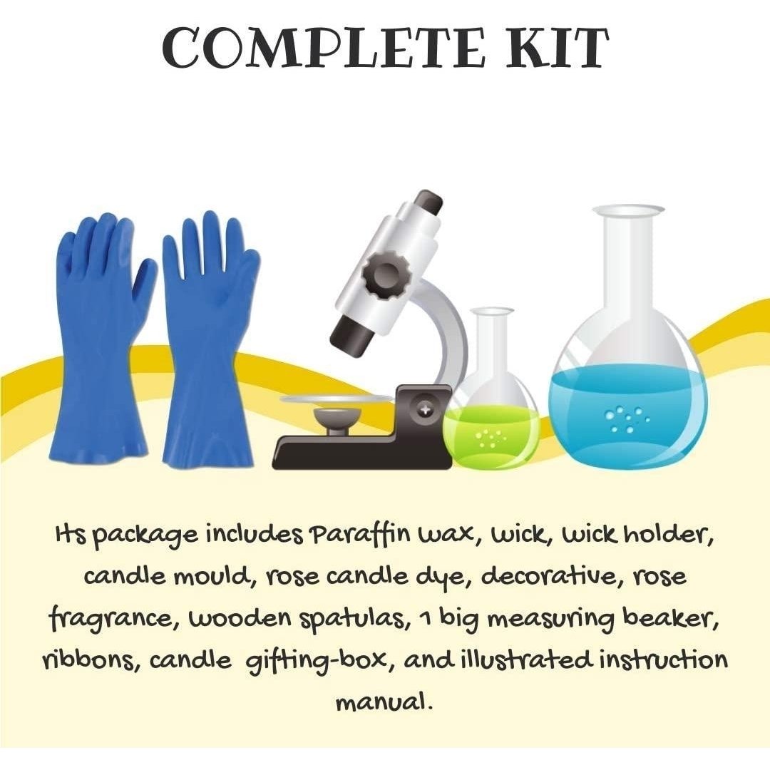 Mighty Mojo Explore STEM Learner My Rose Candle Making Lab DIY Kit Image 6