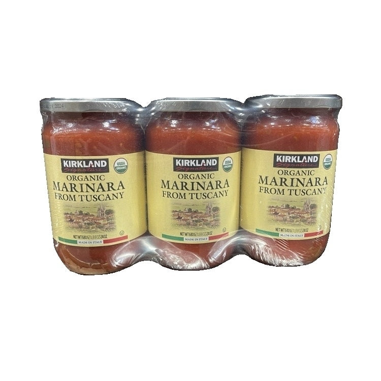 Kirkland Signature Organic Tuscan Marinara Sauce24 Ounce (Pack of 3) Image 1
