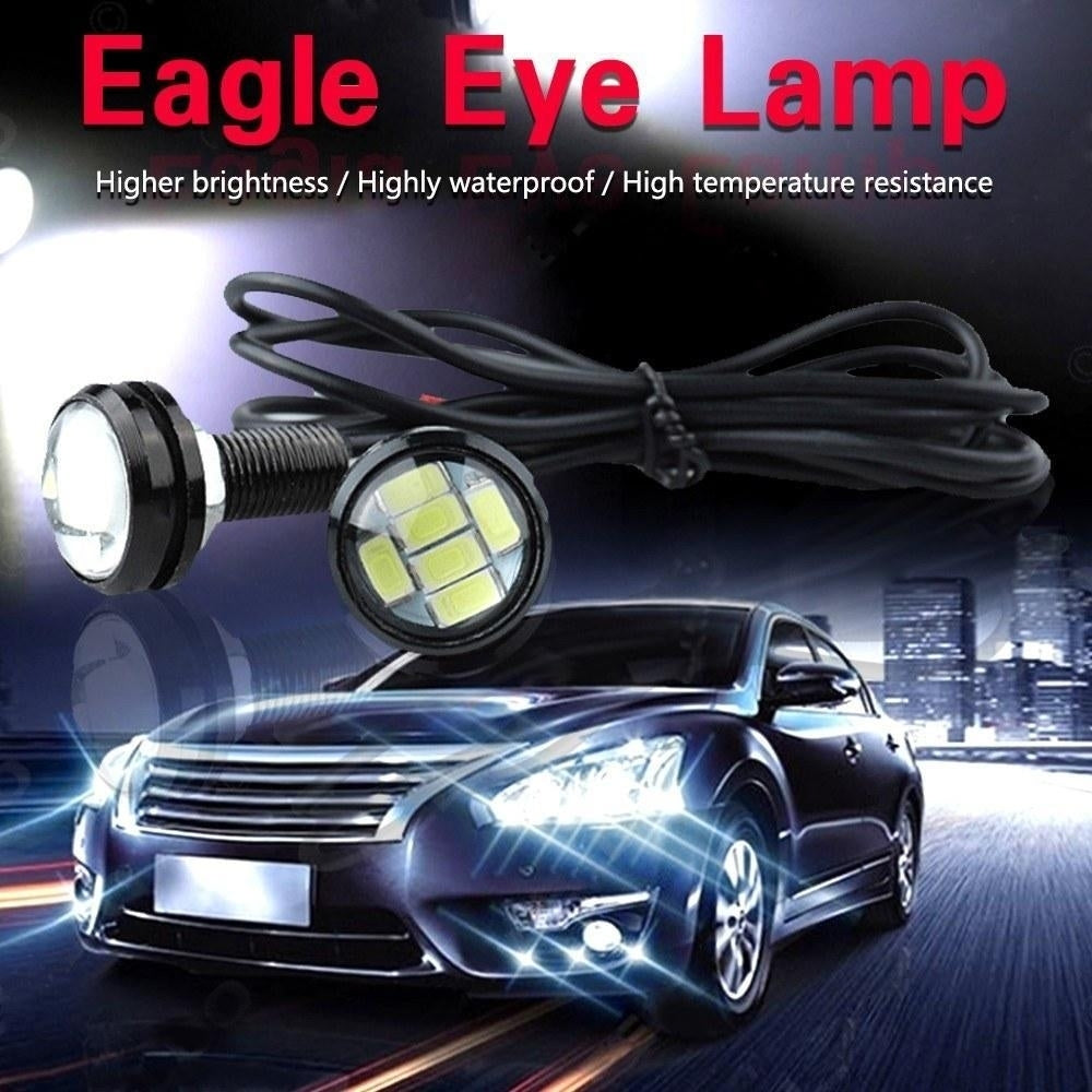 23mm Eagle Eye LED Bulb,DRL Light Ultra Thin Waterproof Turn Signal Fog Tail Pack10 Image 11