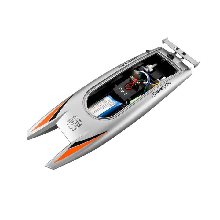 25KM/H High Speed Racing Boat 2 Channels Remote Control Boats for Pools Image 7