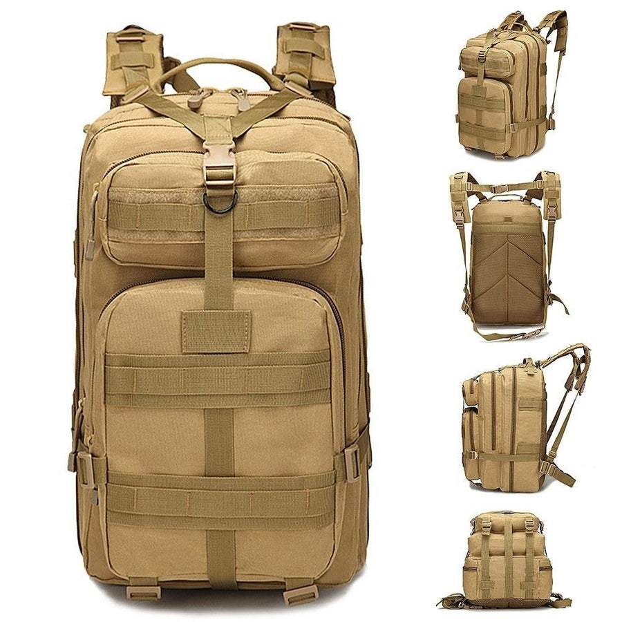 45L Outdoor Backpack Water Resistant Molle Bag for Camping Hiking Traveling Image 1