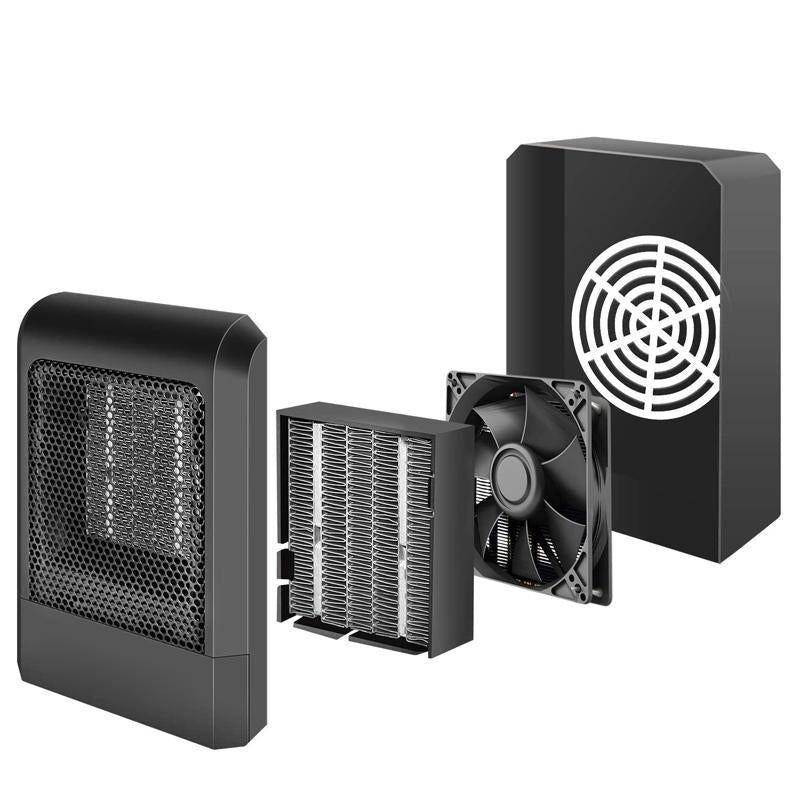 500W Portable Ceramic Electric Fan Heater Image 2